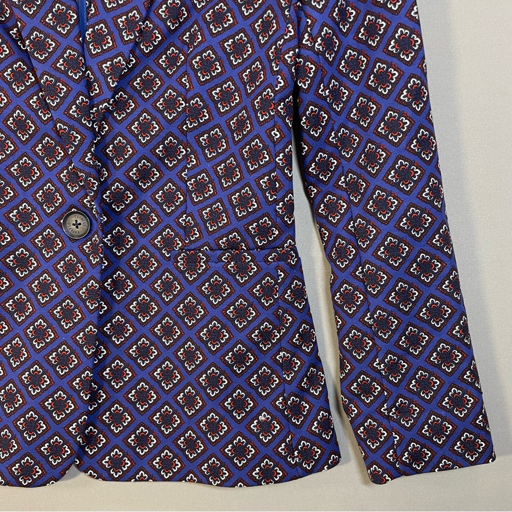 NWT Express Fitted Patterned One-Button Blazer Ja… - image 7